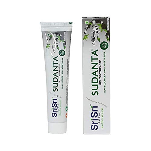 Sri Sri Tattva Sudanta Toothpaste Charcoal & Salt Gel 100gm