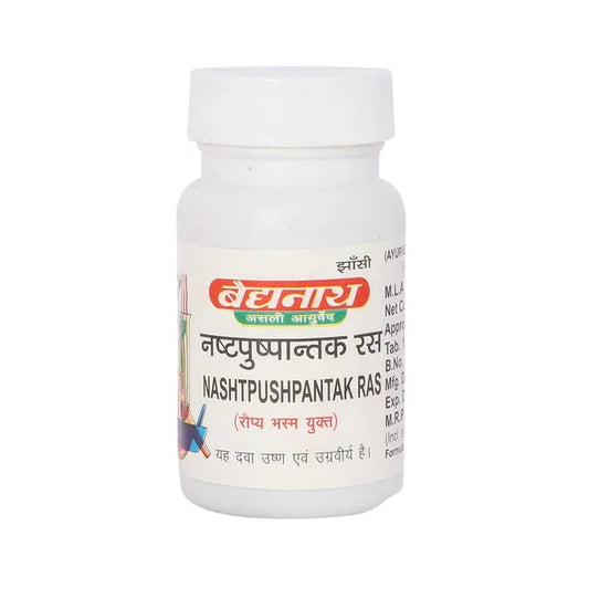 Baidyanath Ayurvedic Jhansi Nashtpushpantak Ras Tablets