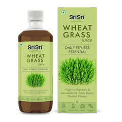 Sri Sri Tattva Ayurvedic Wheat Grass Juice Daily Fitness Essential Liquid 1 Litre