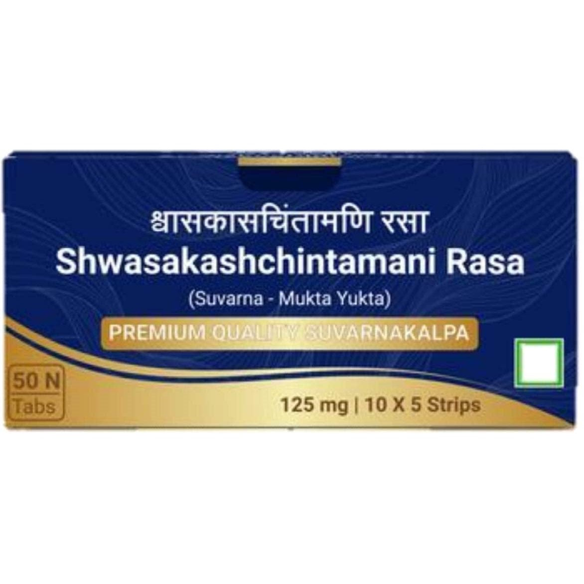Sri Sri Tattva Ayurvedic Shwasakash Chintamani Ras Suvarnakalpa 10 Tablets
