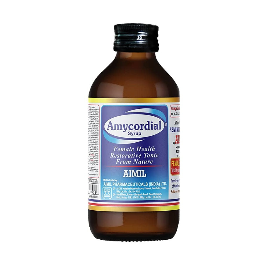 Aimil Ayurvedic Amycordial Forte Syrup & Forte Tablets 30 Tablets | Women's Health & Uterine Tonic