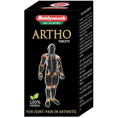 Baidyanath Ayurvedic (Jhansi) 100 % Kräuter-Artho 50 Tabletten