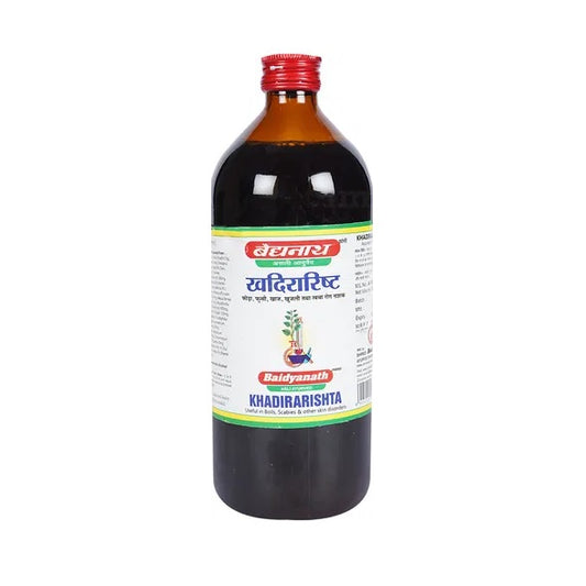 Baidyanath Ayurvedic (Jhansi) Khadirarishta Liquid