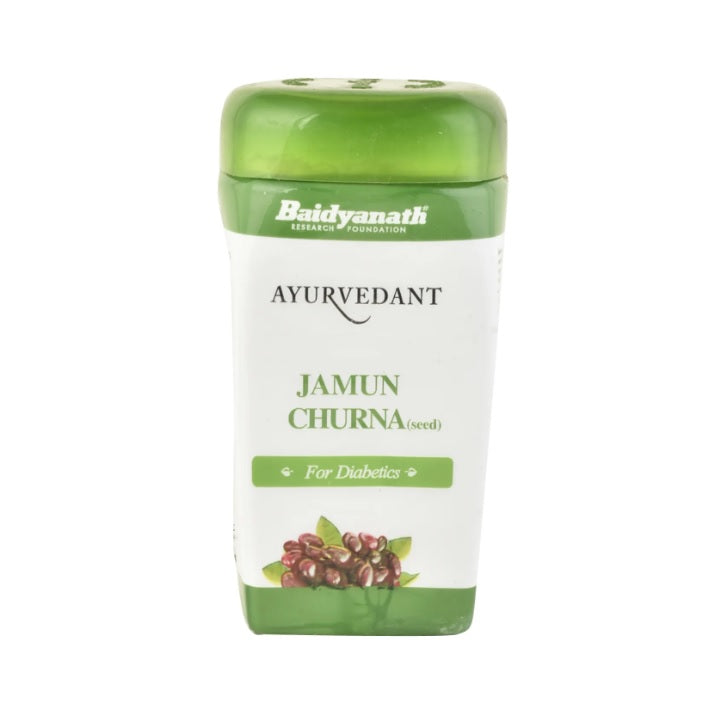 Baidyanath Ayurvedic Ayurvedant Jamun Churn Effektiv für ein gesundes Herz und eine gesunde Leber, Pulver 100 g