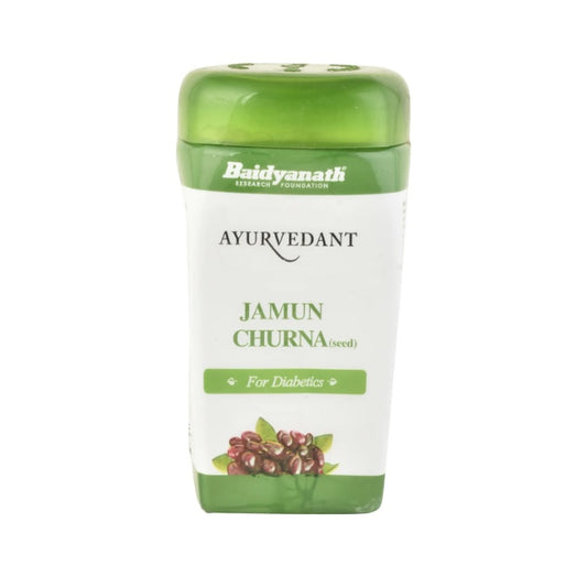 Baidyanath Ayurvedic Ayurvedant Jamun Churn Effective For Healthy Heart Liver Powder 100gm