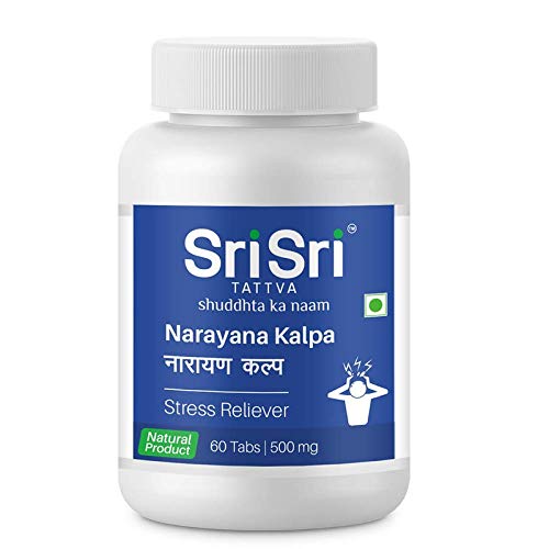 Sri Sri Tattva Ayurvedic Narayana Kalpa 500mg Stress Reliever Tablet
