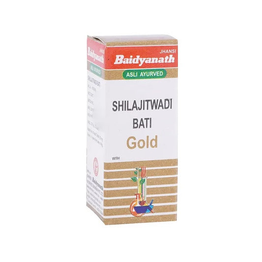 Baidyanath Ayurvedic (Jhansi) Shilajitwadi Bati with Gold Tablets