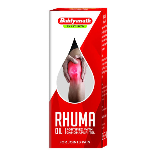 Baidyanath Ayurvedisches Rhuma-Öl, Gelenkschmerz-Unterstützung, Massageöl für Gelenkschmerzen, Öl