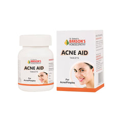 Bakson's Homoeopathy Acne Aid Clears Skin 75 Tablet & Cream 30gm