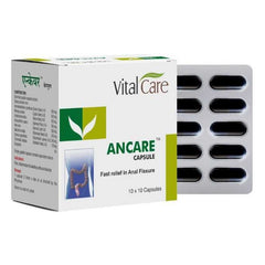 Vital Care Ayurvedic Ancare Fast Relief In Anal Fissure 10 X 10 Capsule