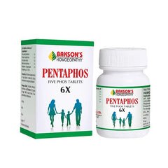 Bakson's Homoeopathy Pentaphos 6x Health Promoter Only 100 Tablet