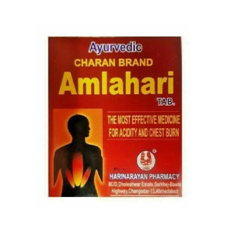 Charan Ayurveda-Amlahari gegen Säure und Brustbrand, 120 Tabletten