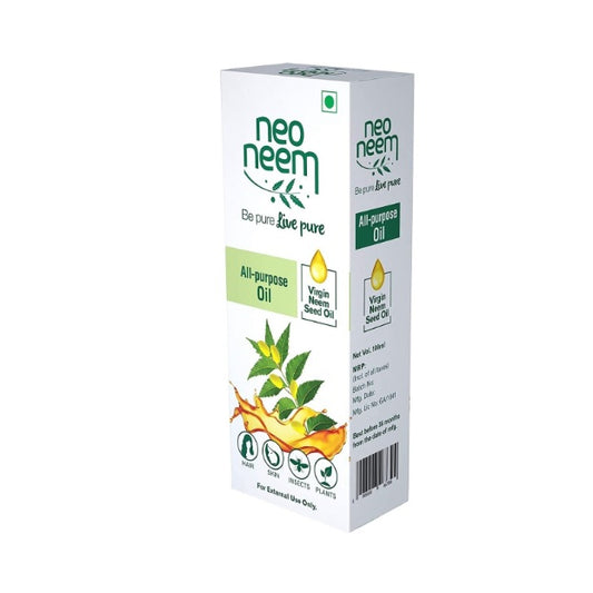 Gnfc Ayurvedisches Neo Neem Haaröl, 100 ml, 100 % reines organisches 21 % natives Neemsamenöl