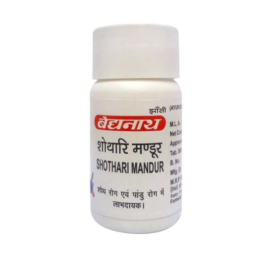 Baidyanath Ayurvedic Jhansi Shothari Mandur 40 Tablets