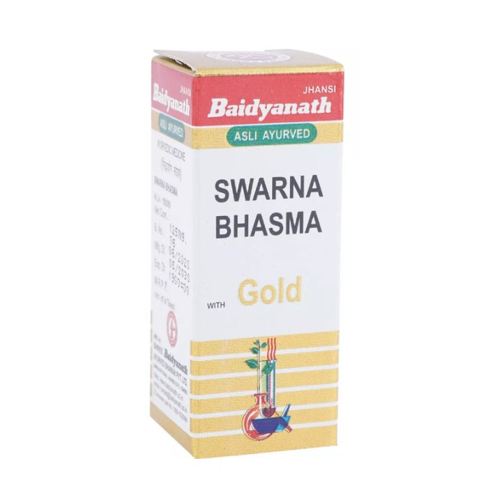 Baidyanath Ayurvedic (Jhansi) Swarna Bhasma with Gold Powder 125mg