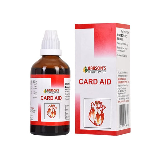 Bakson's Homoeopathy Card Aid Heart Toner Drops