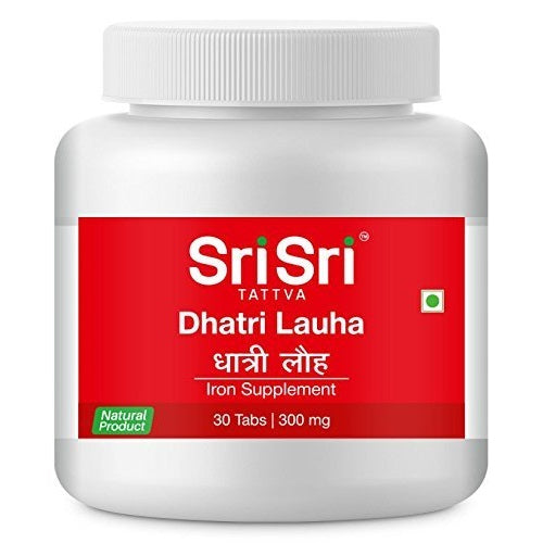 Sri Sri Tattva Ayurvedic Dhatri Lauha 300mg Iron Supplement 30 Tablets