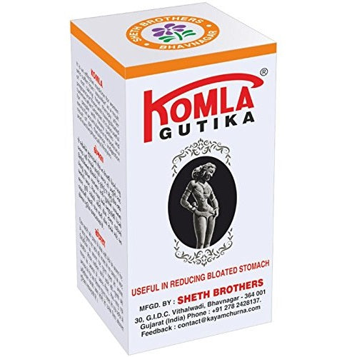 Sheth Brothers Ayurvedisches Komla Gutika 120 Tabletten