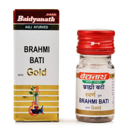 Baidyanath Ayurvedische Jhansi Brahmi Bati (Sw.Mo.Ke.Yu.) Tabletten