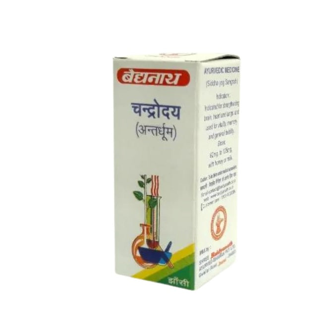 Baidyanath Ayurvedisches Jhansi Chandrodaya (Bahir-Dhoom) Pulver 2,5 g