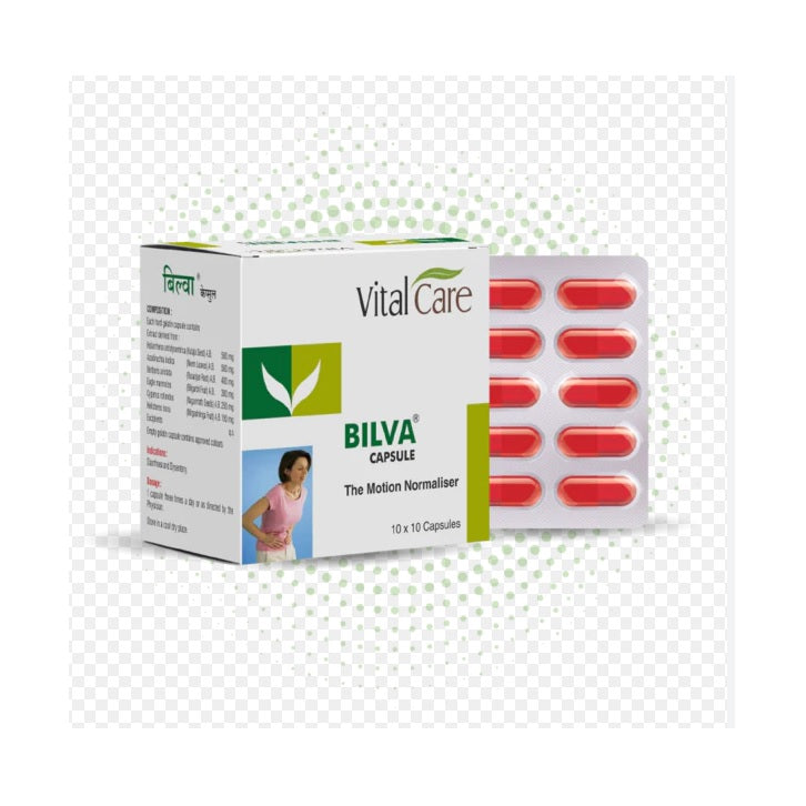 Vital Care Ayurvedic Bilva The Motion Normaliser 10 X 10 Capsule