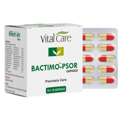 Vital Care Ayurvedic Bactimo Psor Solution For Psoriasis 10 X 10 Capsule