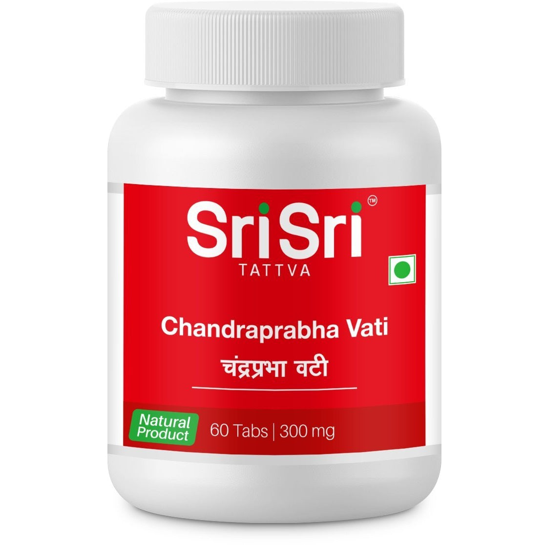 Sri Sri Tattva Ayurvedic Chandraprabha Vati 300mg 60 Tablets