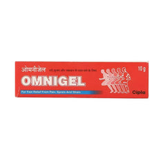 Cipla Omnigel For Pain Relief From Sprain and Strain Bone,Joint & Muscle Care Gel 30gm