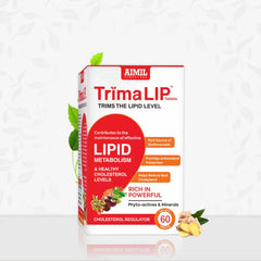 Aimil Ayurvedic Trima Lip reduziert den Lipidspiegel auf natürliche Weise, 60 Tabletten