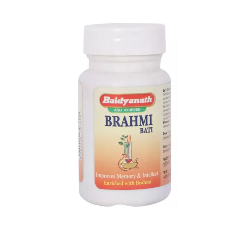 Baidyanath Ayurvedic Brahmi Vati (Buddhi Vardhak) Tablet