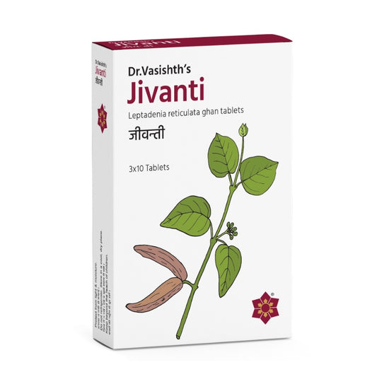 Dr Vasishth's Ayurvedic Jivanti 3 X 10 Tablets