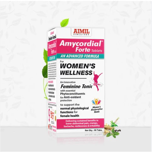 Aimil Ayurvedic Amycordial Nourishment Health Tonic Forte Syrup & Fort Tablets