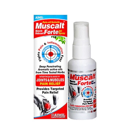 Aimil Ayurvedic Muscalt Fort Joint Wellness Reduces Pain Tablet,Oil Spray & Syrup