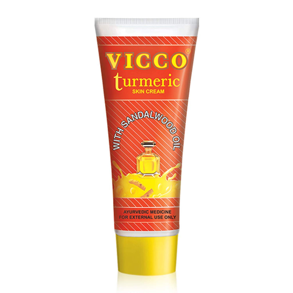 Vicco Ayurvedische Kurkuma mit Sandelholzöl Hautcreme