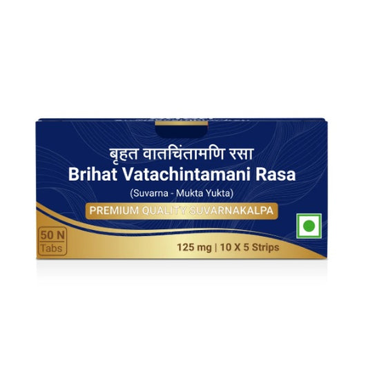 Sri Sri Tattva Ayurvedic Brihat Vatachintamani Rasa Suvarna Yukta Mukta Tablets