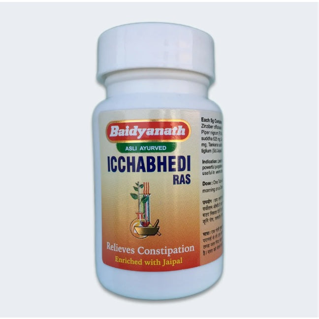 Baidyanath Ayurvedische Ichhabhedi Ras (Jaypal Yukta) Tablette