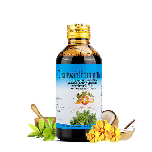 AVP Ayurvedic Dhanwantharam Thailam Oil 100ml,200ml & 450ml