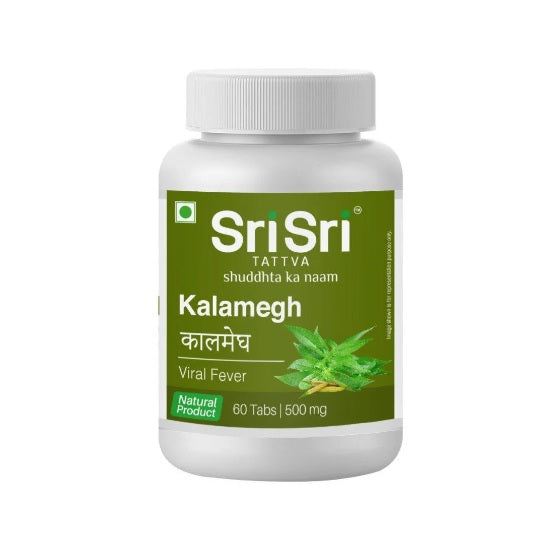 Sri Sri Tattva Ayurvedic Kalamegh 500mg Viral Fever 60 Tablet