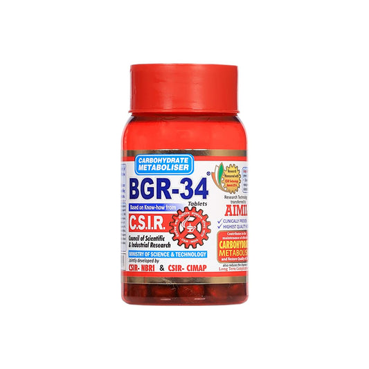 Aimil Ayurvedic BGR-34 Herbals Diabetes Control Nourishes Tablets