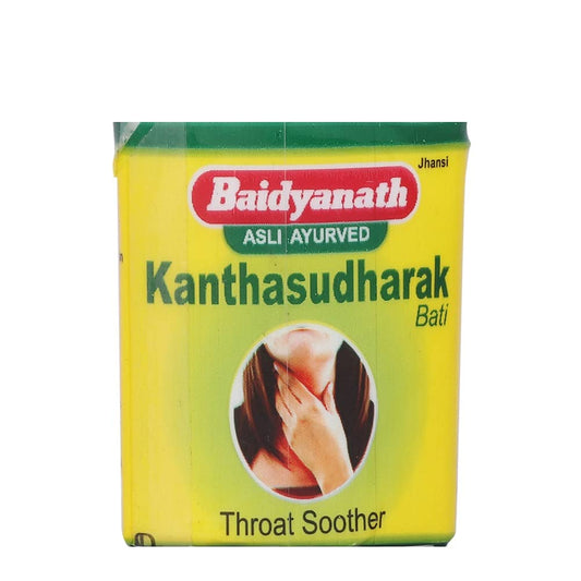 Baidyanath Ayurvedic Kanth Sudharak Bati (6g, Pack of 3) Tablets