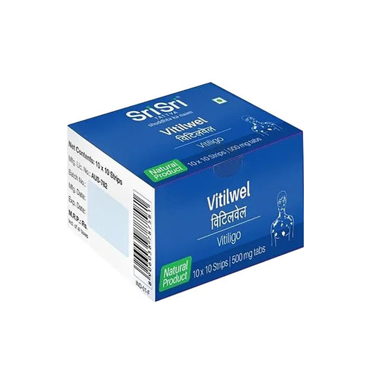 Sri Sri Tattva Ayurvedic Vitilwel Vitiligo 500mg 100 Tablets