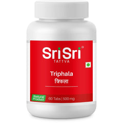 Sri Sri Tattva Ayurvedic Triphala 500 mg lindert Verstopfung und unterstützt die Verdauung, 60 Tabletten