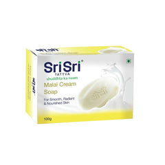 Sri Sri Tattva Malai Cream For Smooth,Radiant & NouriShed Skin Soap 100gm