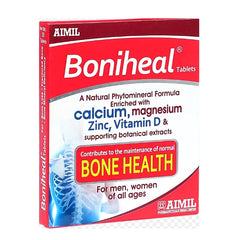 Aimil Ayurvedic Boniheal Suspension Supplements Essential Pro Bone Minerals Сироп и таблетки