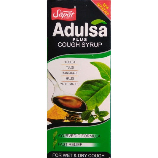 Sapat Ayurvedic Adulsa Cough Syrup 100ml