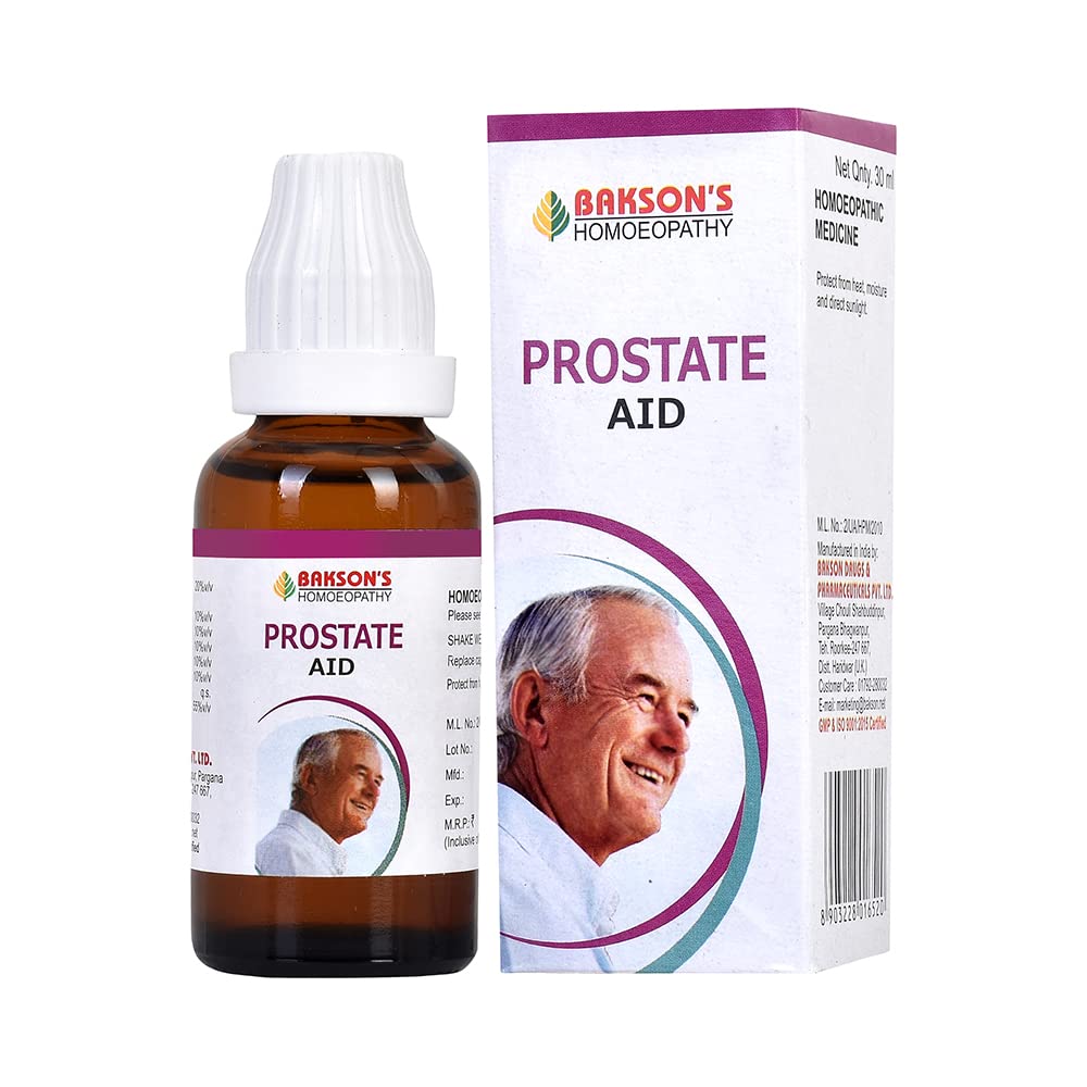 Bakson's Homoeopathy Prostate Aid Für eine gesunde Prostata Tropfen 30ml