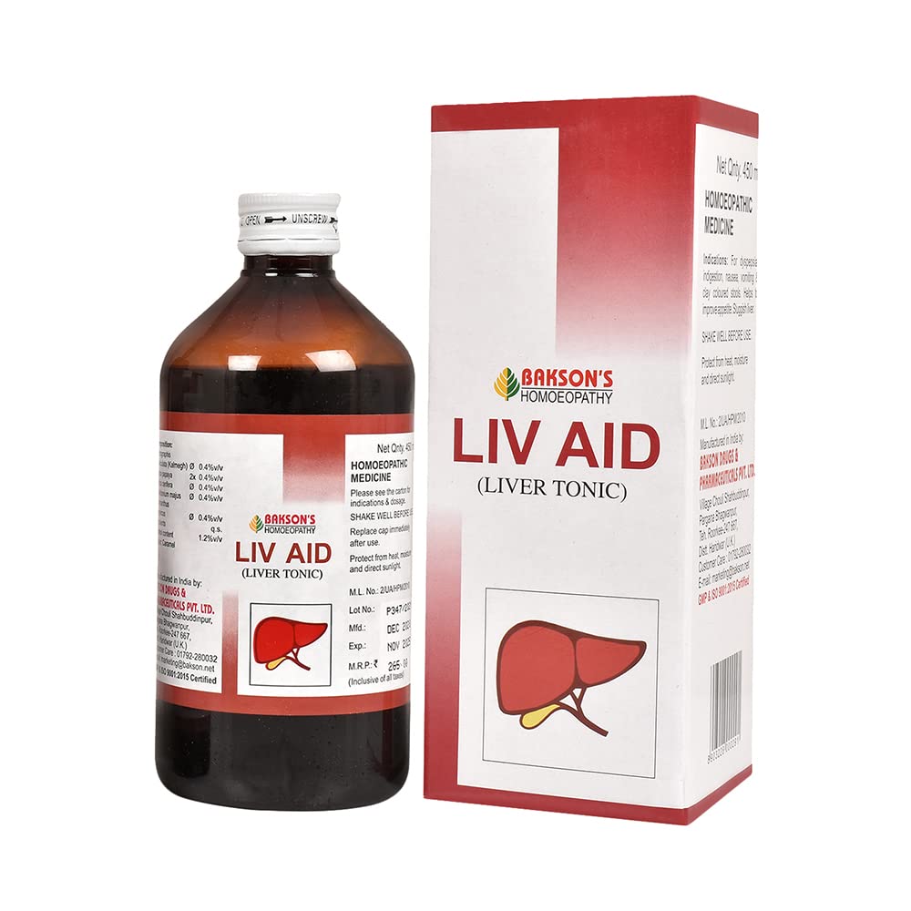 Bakson's Homoeopathy Liv Aid Liver Tonic Syrup