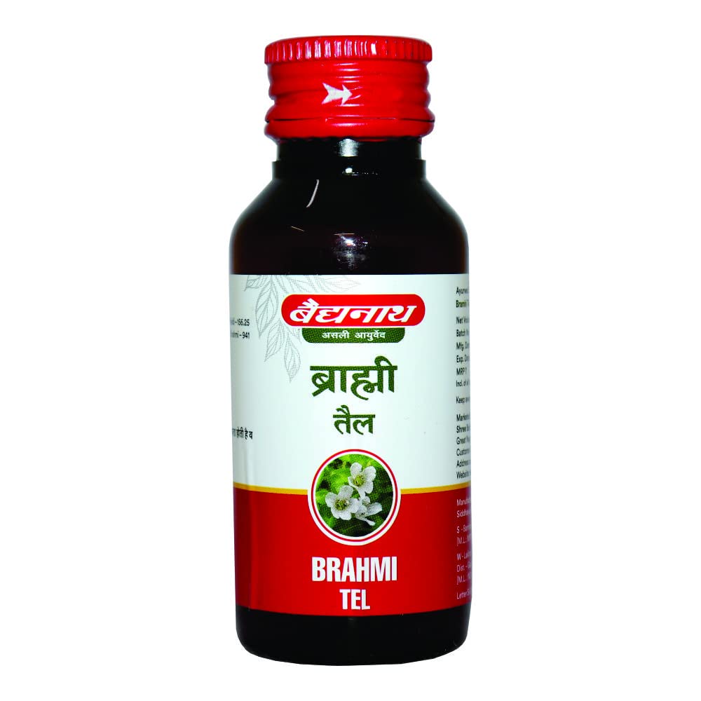 Baidyanath Ayurvedisches (Jhansi) Brahmi Tel Öl 50ml