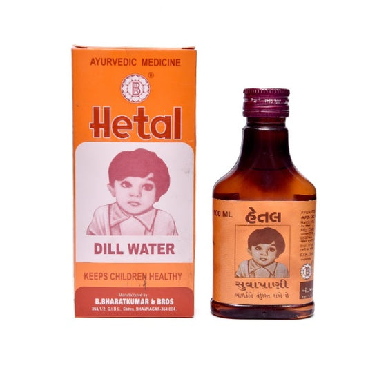 B Bharatkumar Hetal Dillwasser (Suvapani hält Kinder gesund) 100 ml