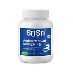 Sri Sri Tattva Ayurvedic Amlapittari Vati 300mg Helps Relieve Hyperacidity 60 Tablets